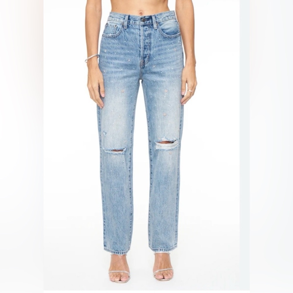 Pistola Classic Blue Distressed Women's Jeans